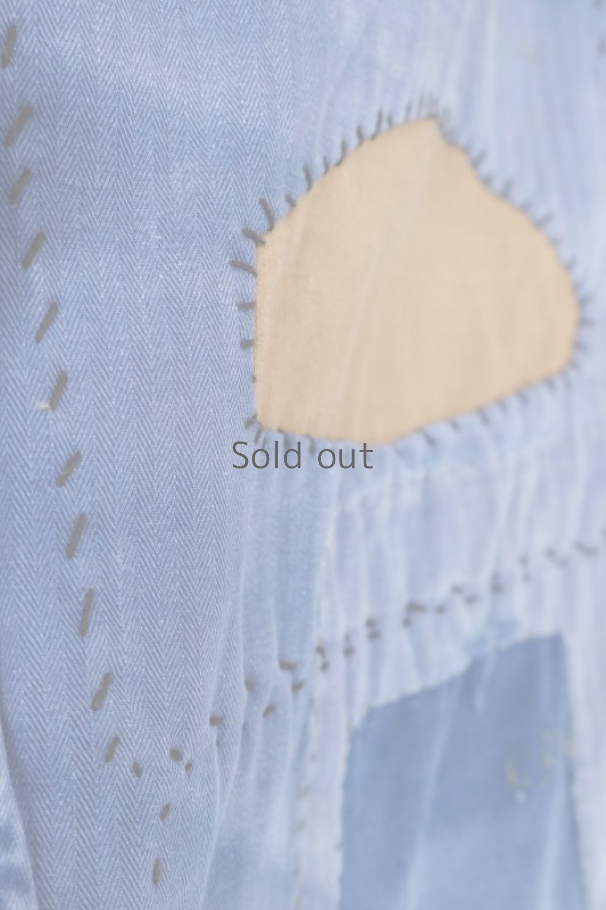 画像9: 【MITSUGU SASAKI】ビンテージ×リメイク　パッチワーク　ワークパンツ（ベルト付き） (9)