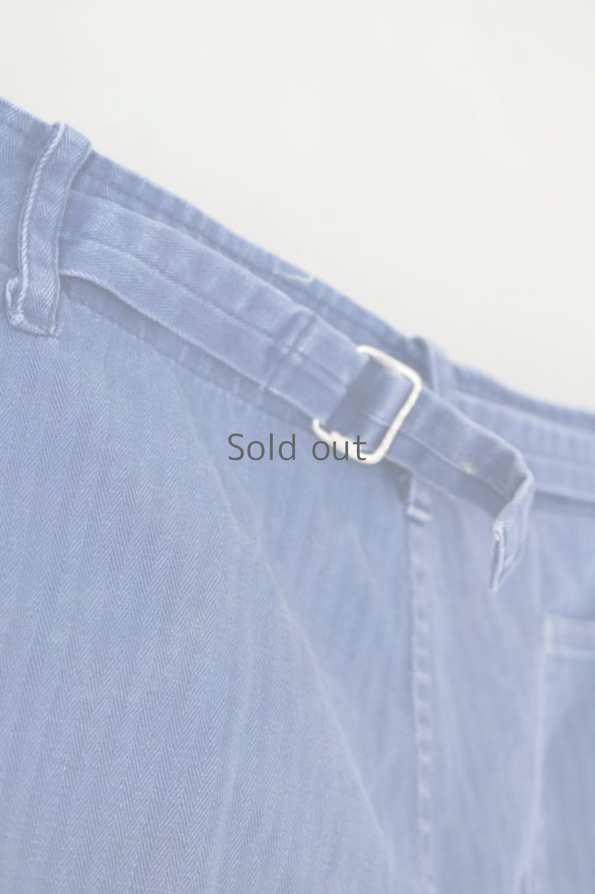 画像15: 【MITSUGU SASAKI】ビンテージ×リメイク　パッチワーク　ワークパンツ（ベルト付き） (15)