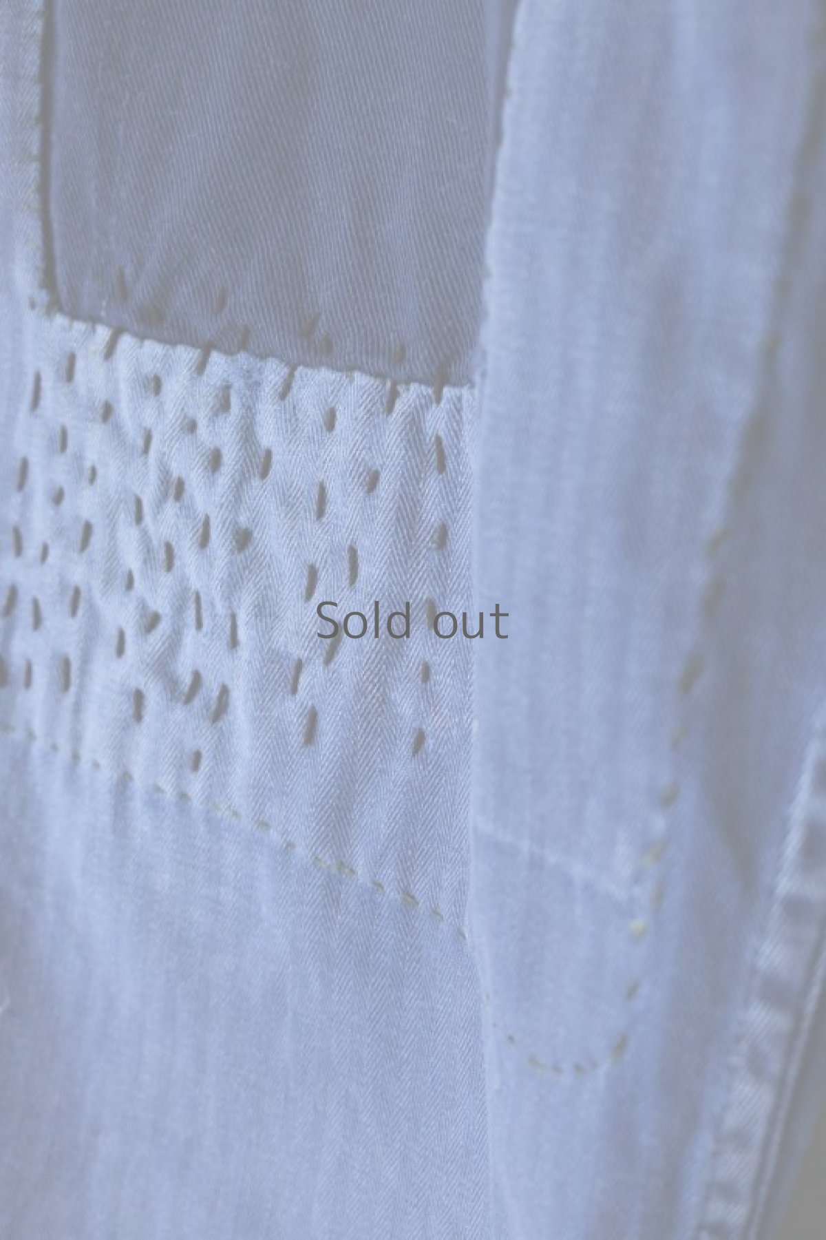 画像5: 【MITSUGU SASAKI】ビンテージ×リメイク　パッチワーク　ワークパンツ（ベルト付き） (5)