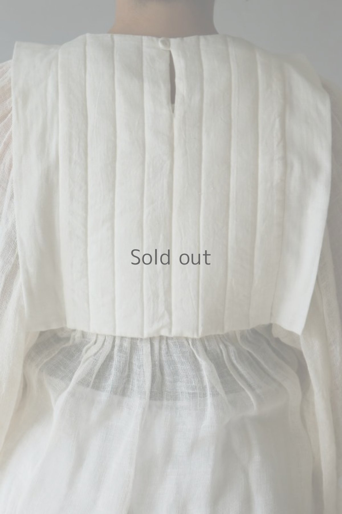 画像8: 【ササキチホ】日本古布　四角衣(木綿・白) (8)