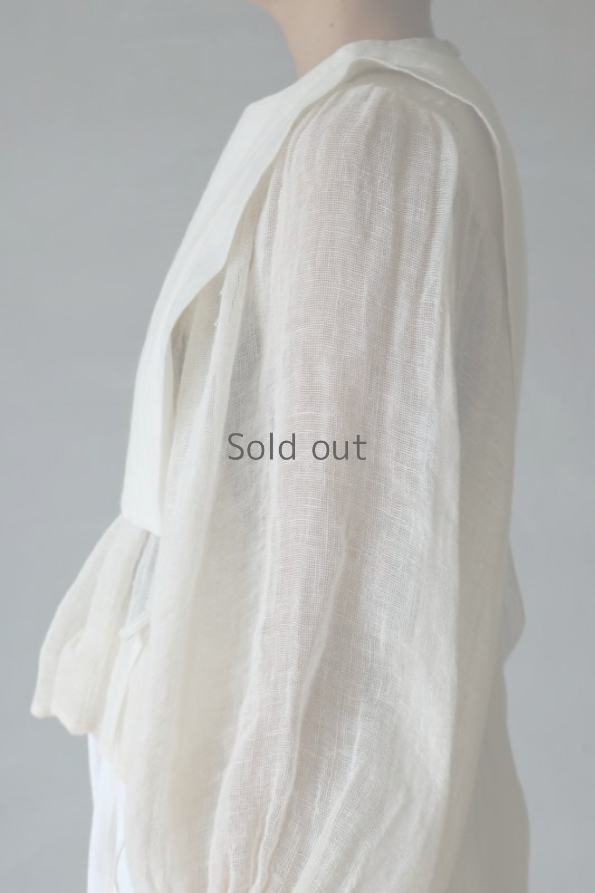 画像6: 【ササキチホ】日本古布　四角衣(木綿・白) (6)