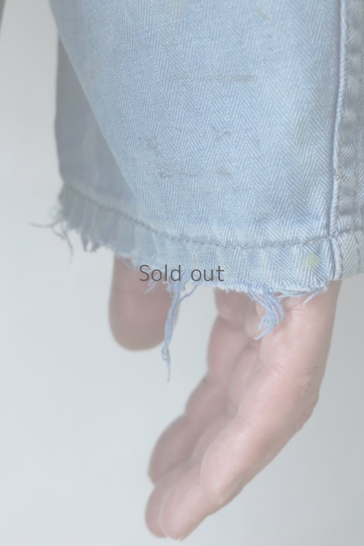 画像16: 【MITSUGU SASAKI】ビンテージリメイク　パッチワーク　大きめブルーワークジャケット(ドイツ) (16)