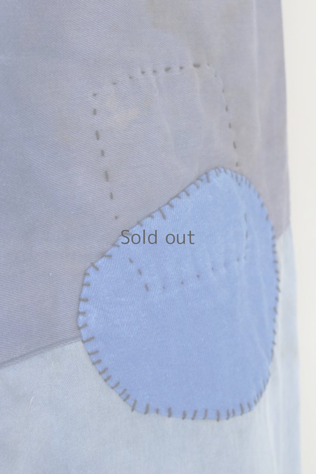 画像7: 【MITSUGU SASAKI】ビンテージ×リメイク　パッチワーク　ワイドワークパンツ（紐付き） (7)