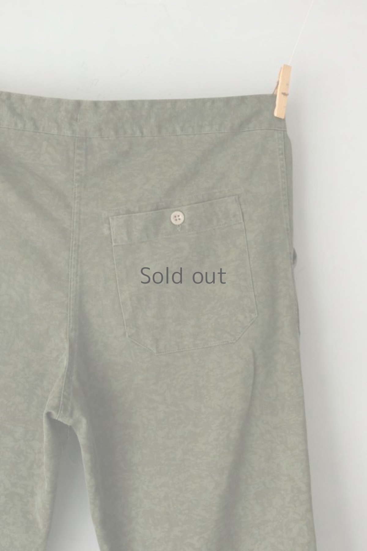 画像11: 【MITSUGU SASAKI】ビンテージ×リメイク　パッチワーク　チェコ軍　カモワイドパンツ（紐付き） (11)