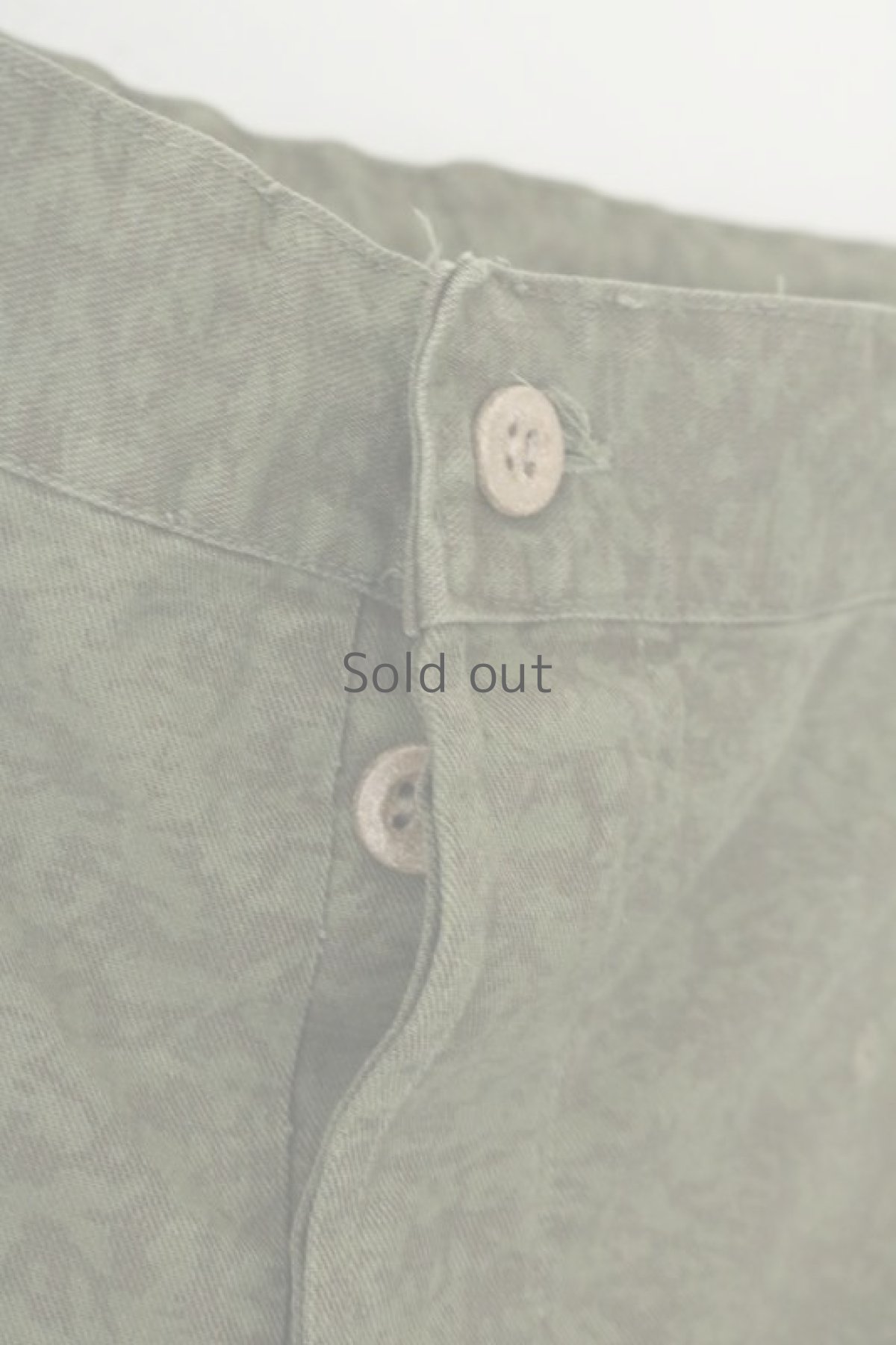 画像4: 【MITSUGU SASAKI】ビンテージ×リメイク　パッチワーク　チェコ軍　カモワイドパンツ（紐付き） (4)