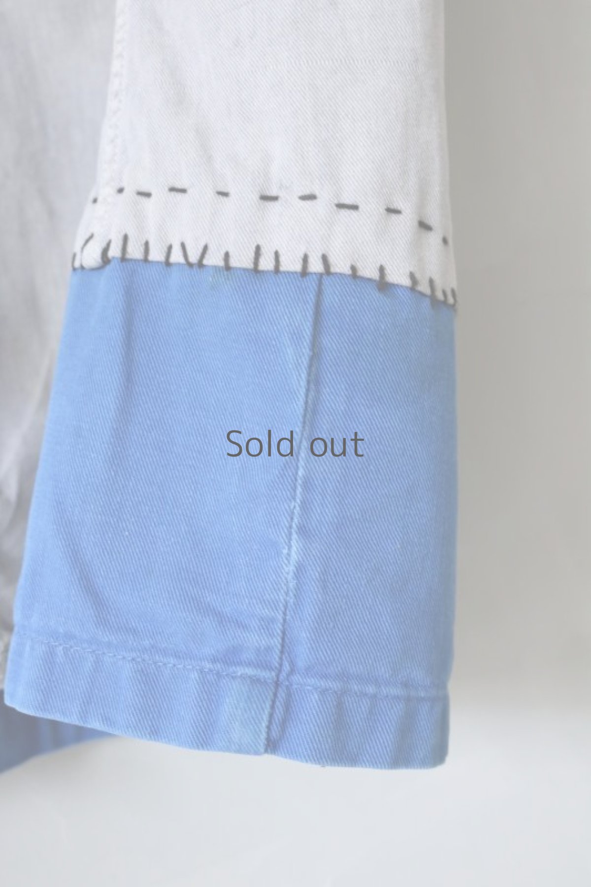 画像14: 【MITSUGU SASAKI】ビンテージリメイク　パッチワークリペア　グレーワークコート (14)