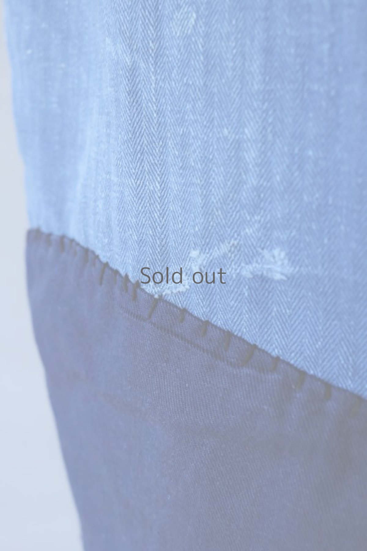 画像6: 【MITSUGU SASAKI】ビンテージ×リメイク　パッチワーク　HBTワークパンツ(サスペンダー付き) (6)