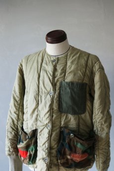 画像3: 【MITSUGU SASAKI】ビンテージリメイク　パッチポケット　チェコ軍中綿ジャケット (3)