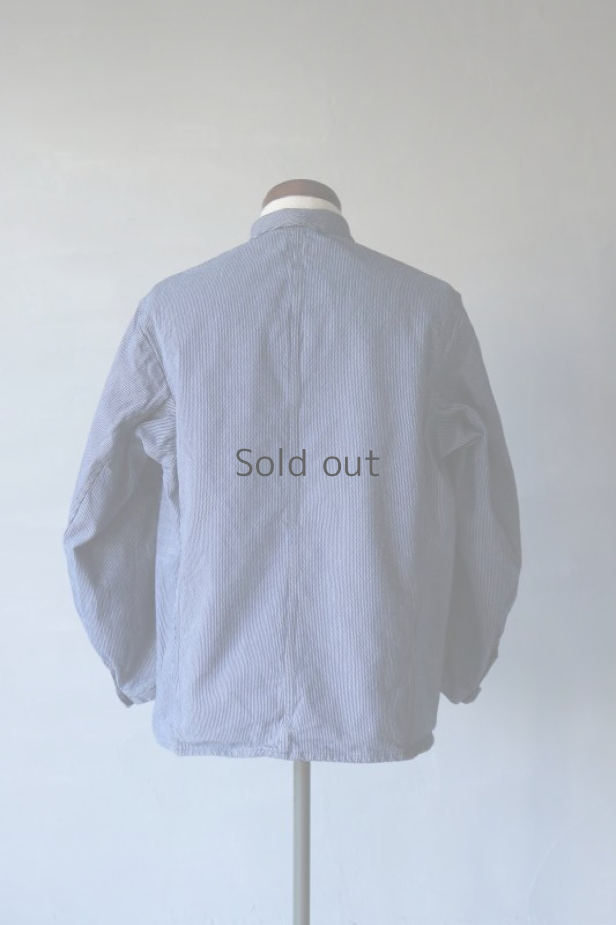 画像8: 【スイス】1950年代　織り込みストライプ　ミルキングマン　ワークジャケット (8)