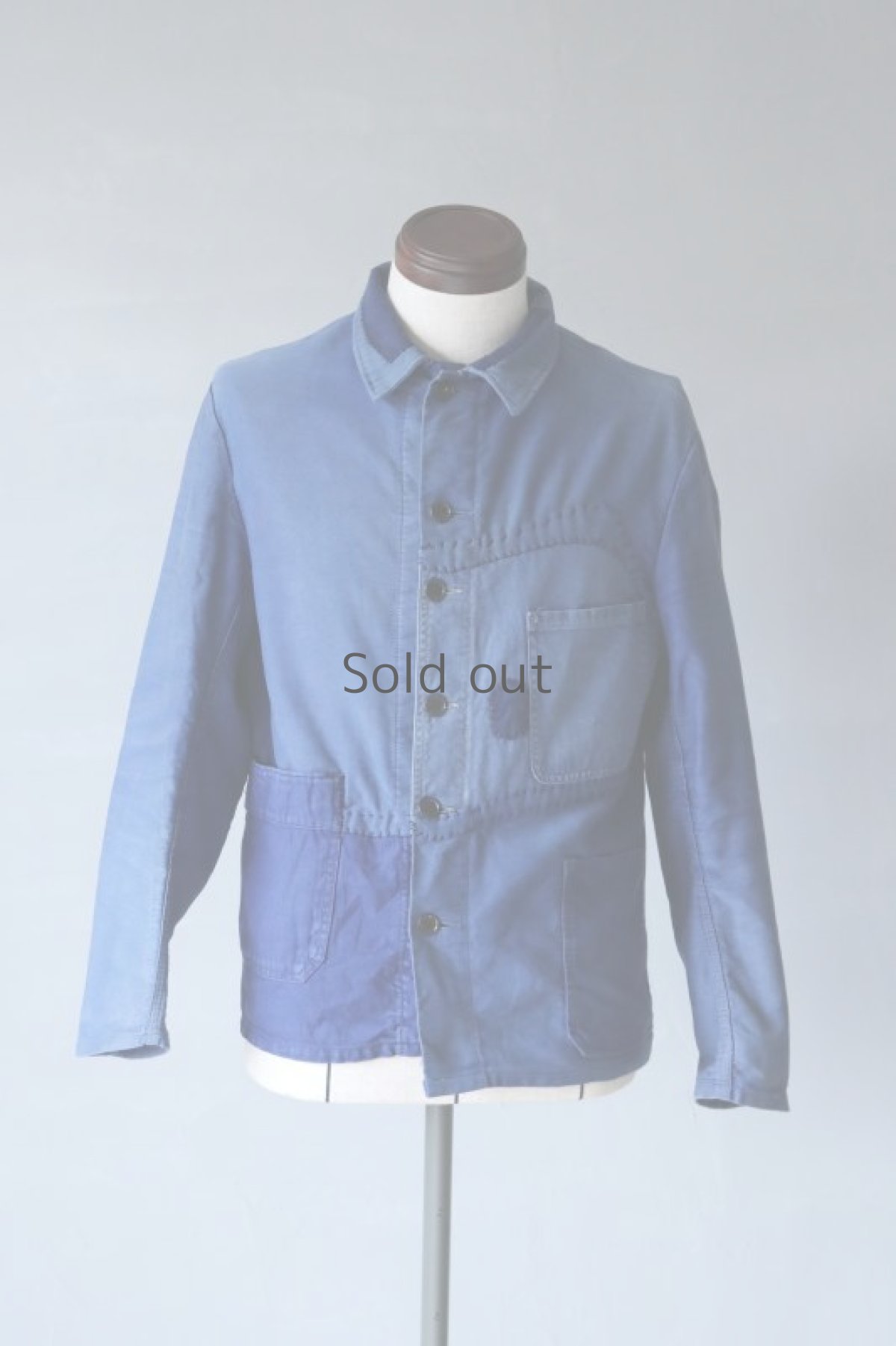 画像3: 【MITSUGU SASAKI】ビンテージリメイク　パッチワーク　モールスキン　ワークジャケット (3)