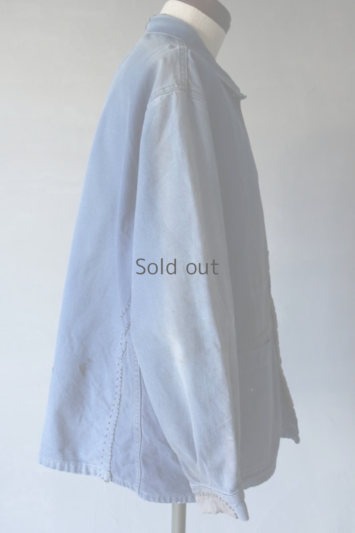 画像14: 【MITSUGU SASAKI】ビンテージリメイク　パッチワーク　ワークジャケット（大きめ） (14)