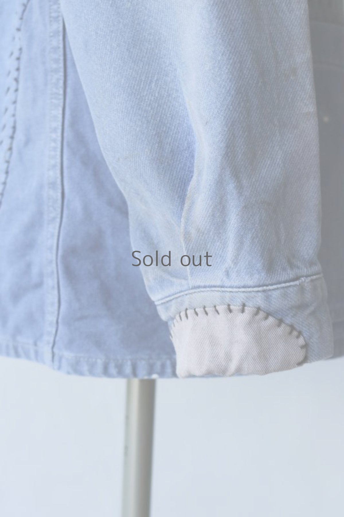 画像15: 【MITSUGU SASAKI】ビンテージリメイク　パッチワーク　ワークジャケット（大きめ） (15)