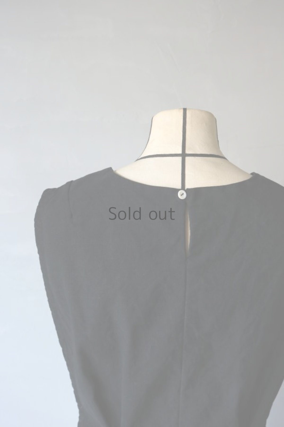 画像12: 【ササキチホ】アンティークリネン×染め 長胴衣（ロング丈/黒） (12)