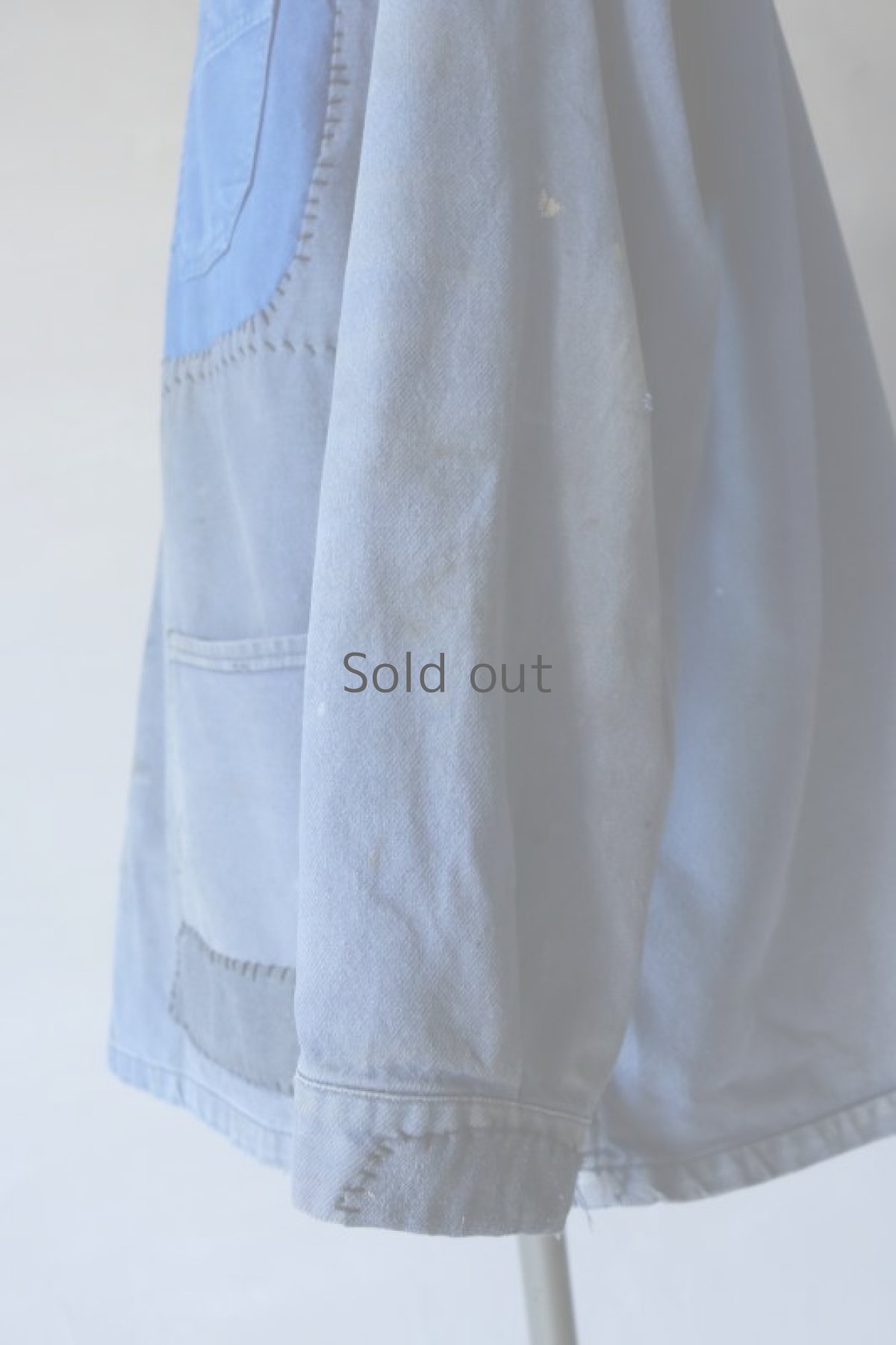 画像9: 【MITSUGU SASAKI】ビンテージリメイク　パッチワーク　ワークジャケット（大きめ） (9)