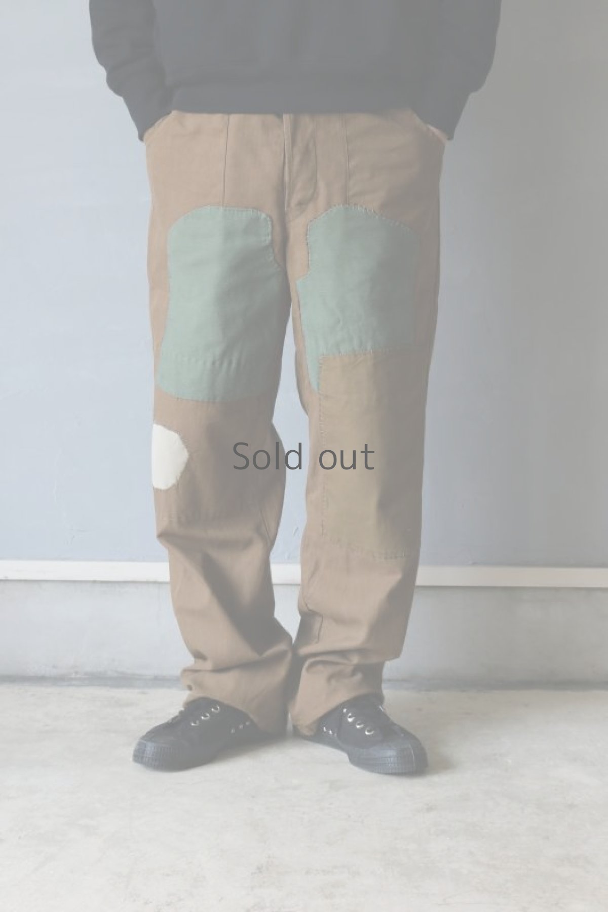 画像11: 【MITSUGU SASAKI】ビンテージ×リメイク　パッチワーク チェコ軍イージーパンツ (11)