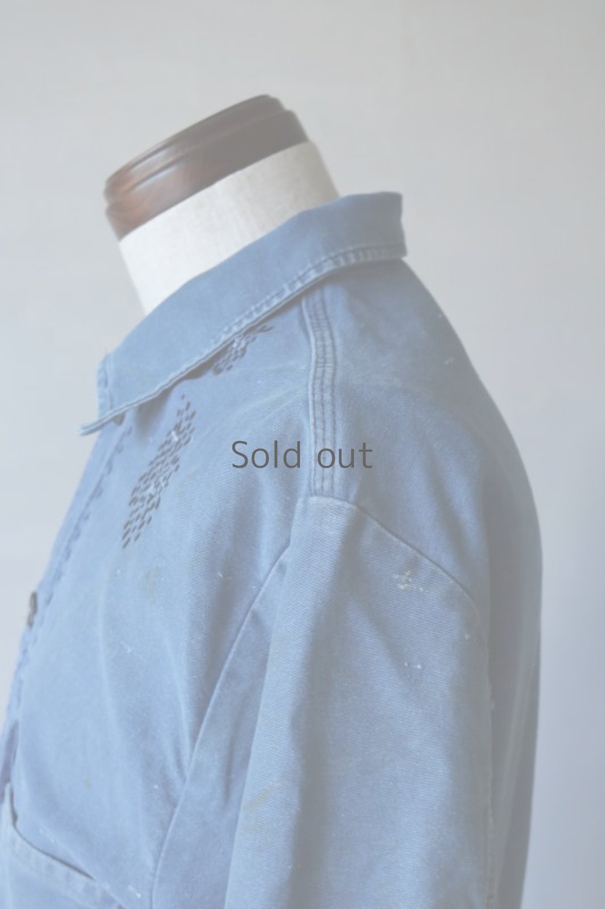 画像9: 【MITSUGU SASAKI】ビンテージリメイク　パッチワーク&刺し子　モールスキン　ワークジャケット (9)