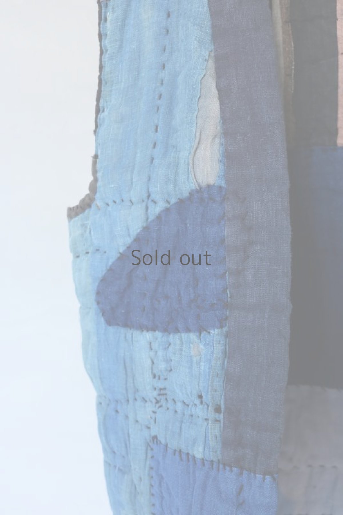 画像15: 【MITSUGU SASAKI】古布　リバーシブル　中綿　チョッキ（藍染古布） (15)