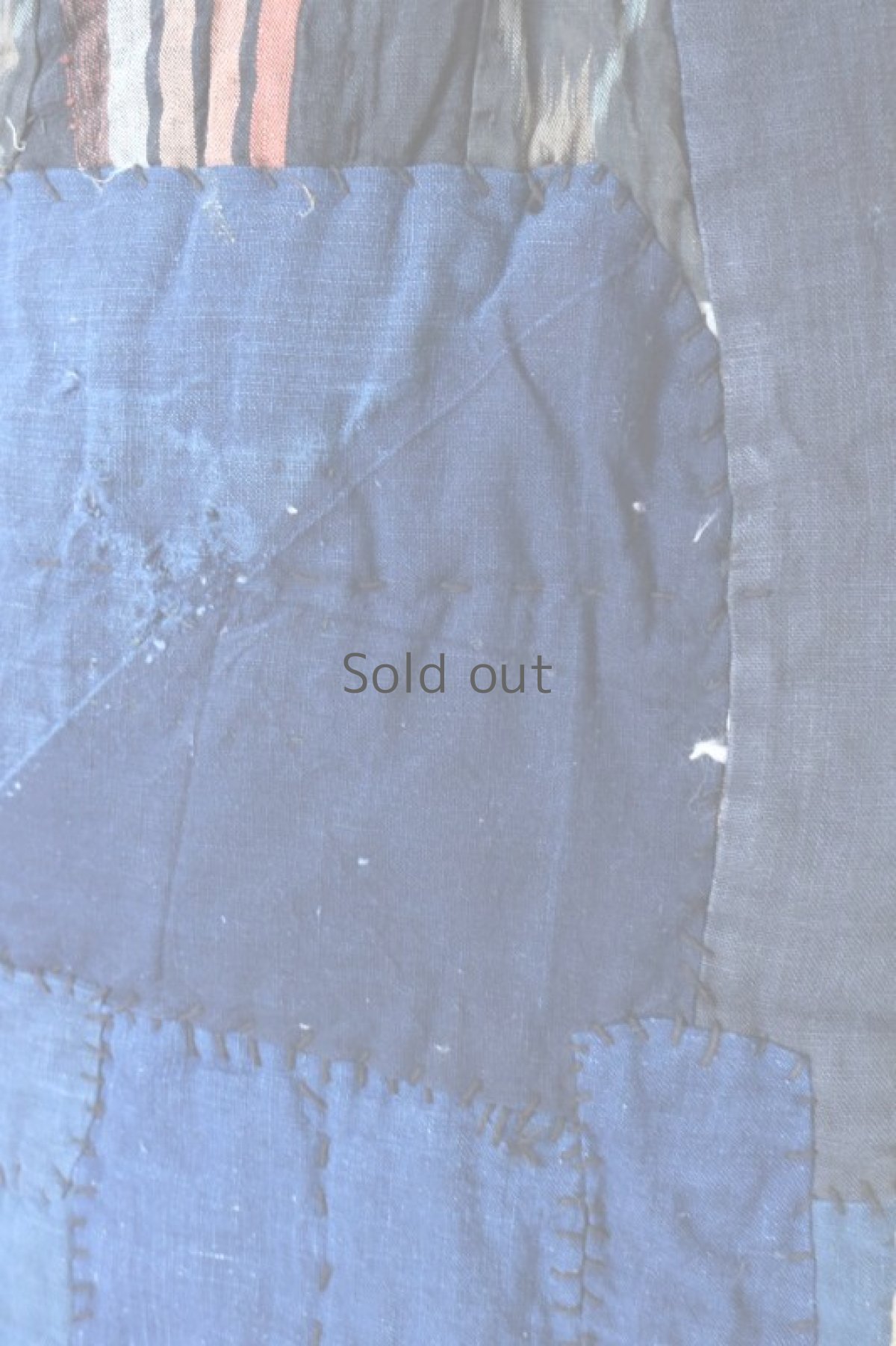 画像28: 【MITSUGU SASAKI】古布　リバーシブル　中綿　チョッキ（藍染古布） (28)