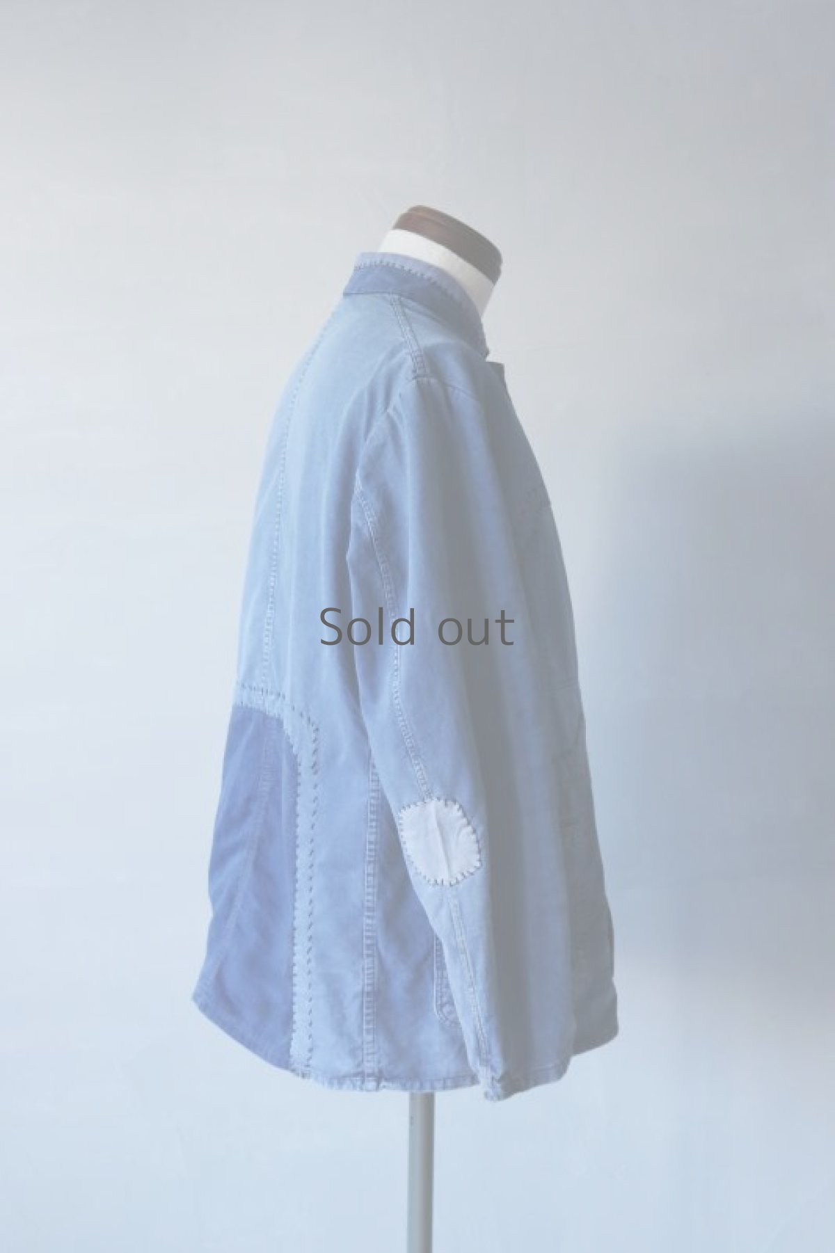 画像13: 【MITSUGU SASAKI】ビンテージリメイク　パッチワーク　スタンドカラー　ワークジャケット (13)