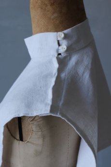 画像6: 【ササキチホ】アンティークリネン 首衣（白/FG） (6)