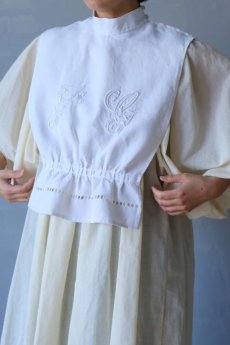 画像1: 【ササキチホ】アンティークリネン 首衣（白/FG） (1)