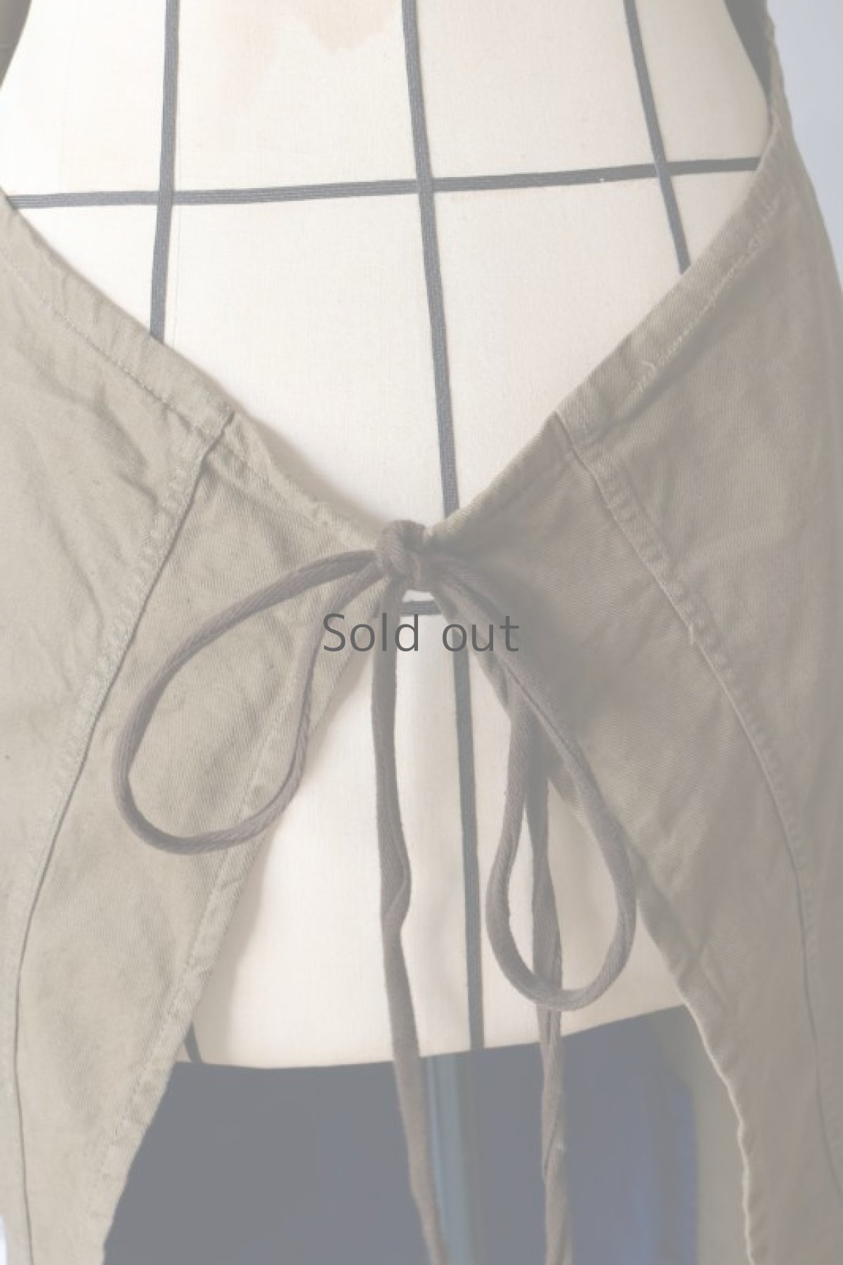 画像9: 【MITSUGU SASAKI】ビンテージリメイク パッチワークエプロン（チェコ軍/ポケット） (9)