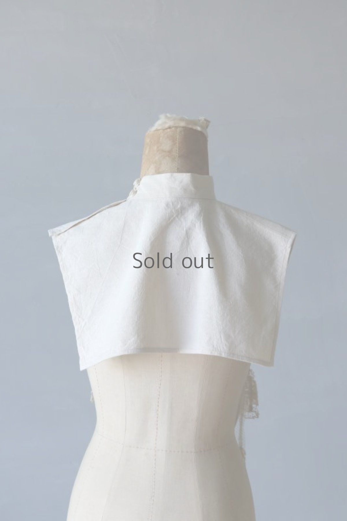 画像7: 【ササキチホ】アンティークリネン　レース　首衣（チュール） (7)