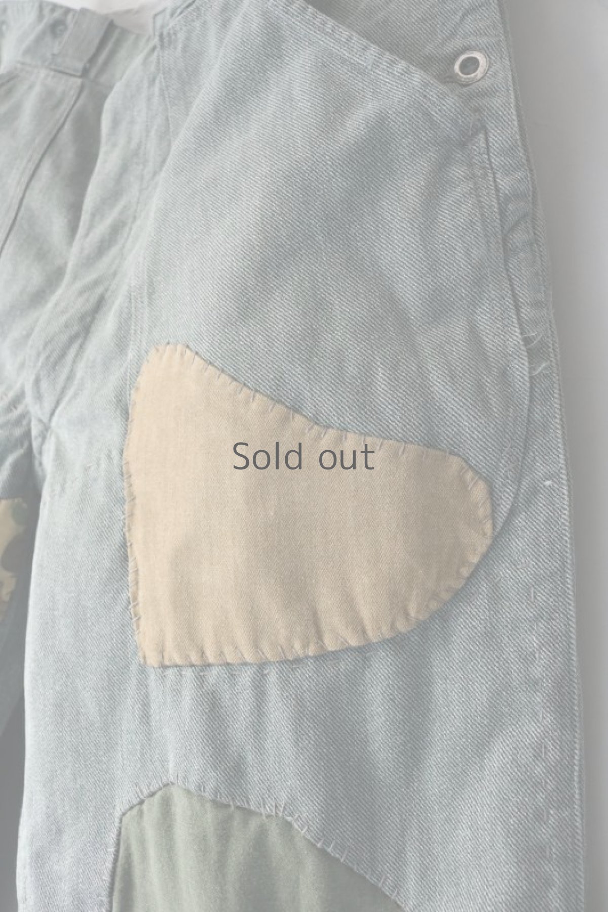 画像4: 【MITSUGU SASAKI】ビンテージ×リメイク　スイス軍のパッチワーク　ミリタリーパンツ (4)