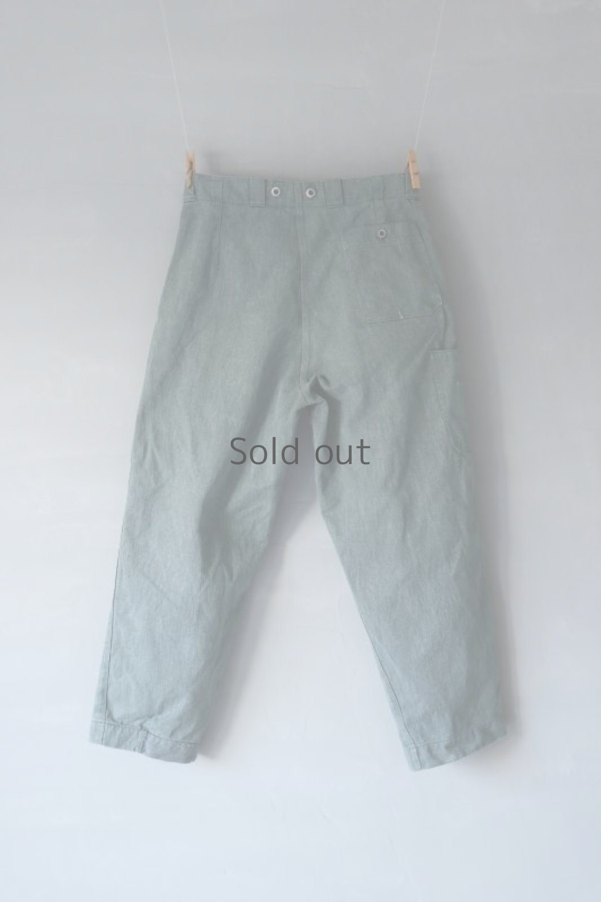 画像11: 【MITSUGU SASAKI】ビンテージ×リメイク　スイス軍のパッチワーク　ミリタリーパンツ (11)