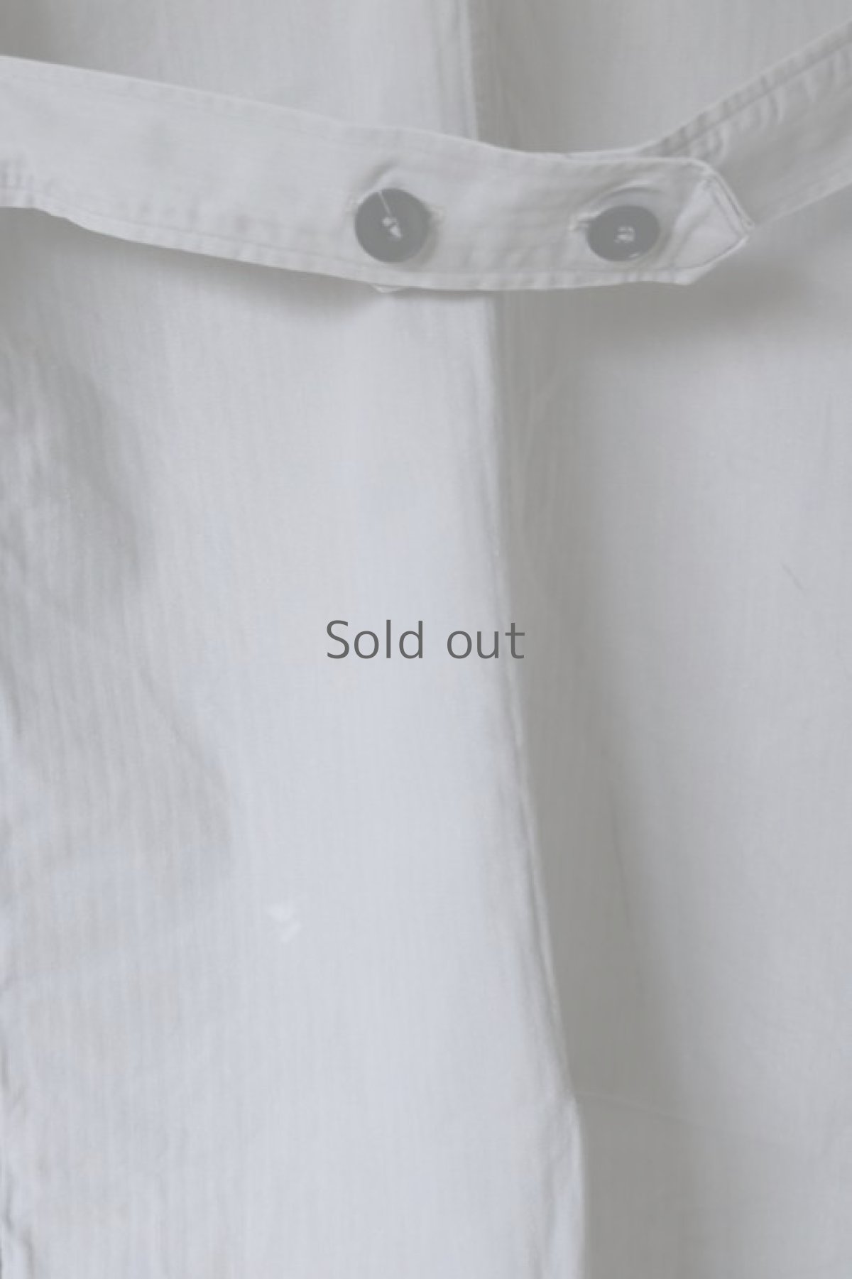 画像11: 【MITSUGU SASAKI】ビンテージリメイク　パッチワークリペア　ホワイトワークコート（ブルーパッチ） (11)