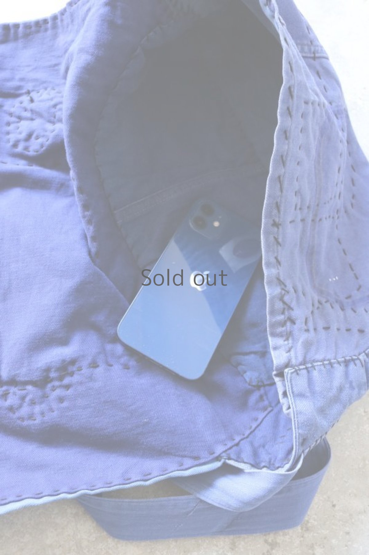 画像11: 【MITSUGU SASAKI】ビンテージリメイク　ユーロワークのパッチワークショルダーバッグ (11)