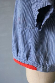 画像10: 【MITSUGU SASAKI】ビンテージリメイク　パッチワーク　ファーマーズワークシャツ（赤パッチ） (10)