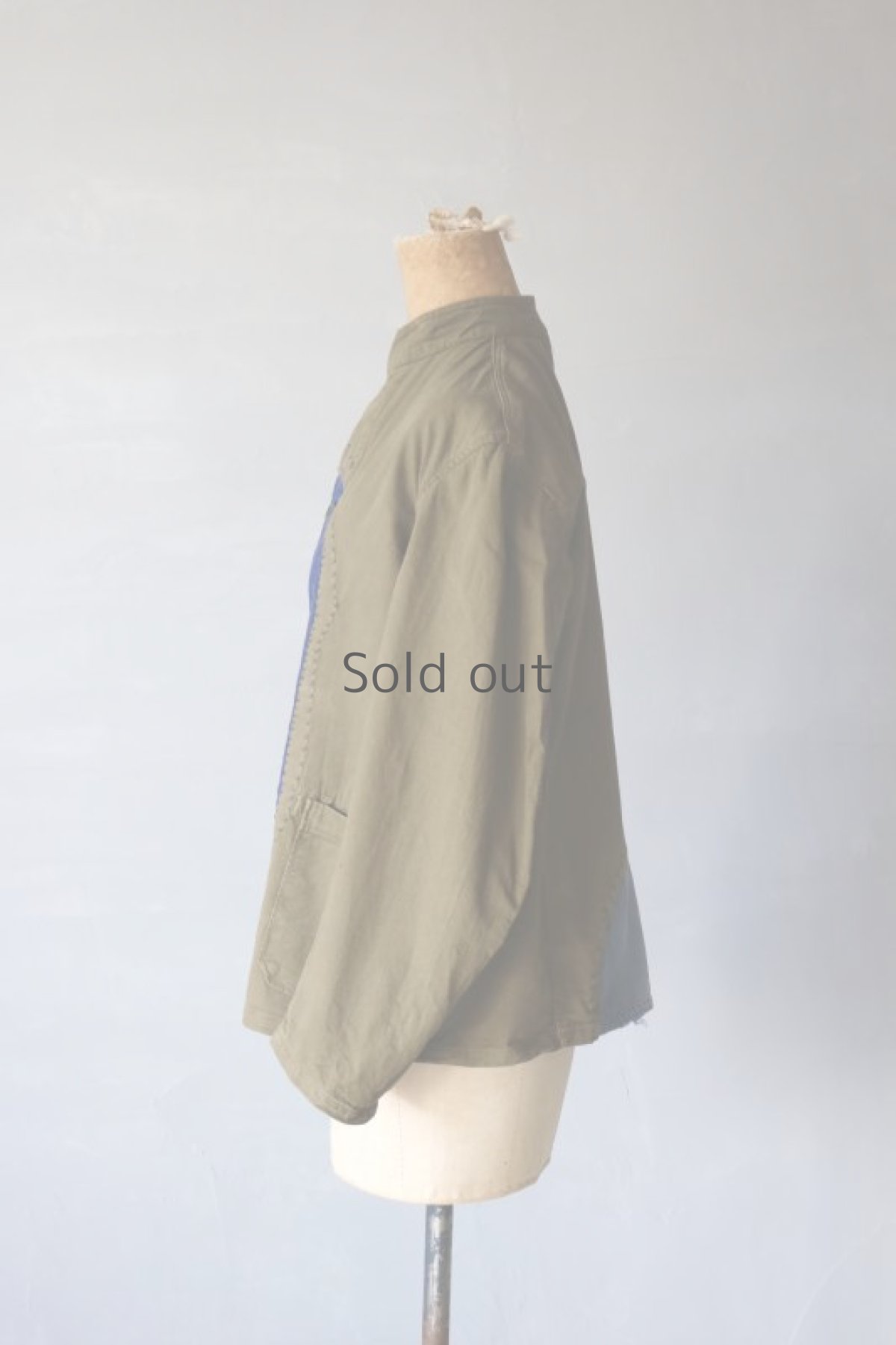 画像7: 【MITSUGU SASAKI】ビンテージリメイク　パッチワーク　チェコ軍ワークジャケット(スタンドカラー) (7)