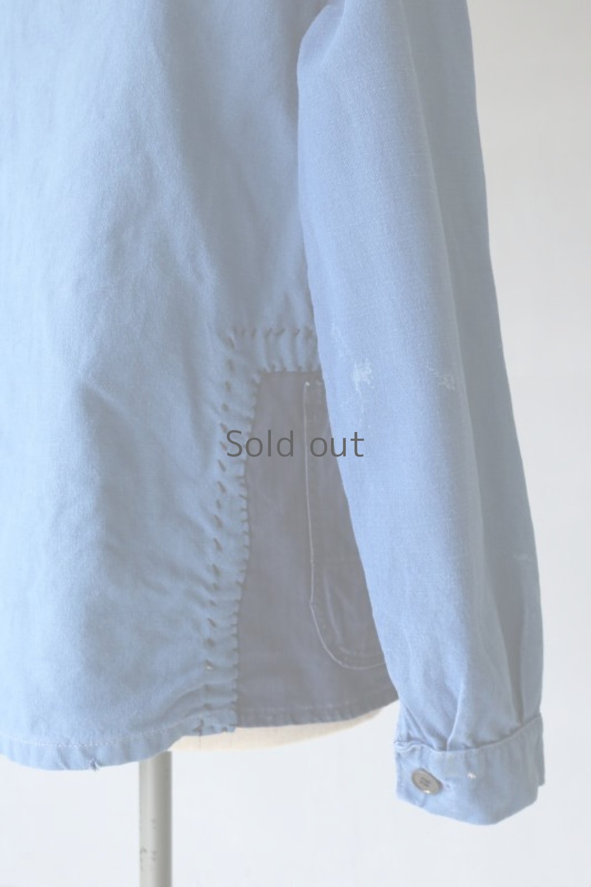 画像11: 【MITSUGU SASAKI】ビンテージリメイク　パッチワーク　スタンドカラー　ワークジャケット (11)