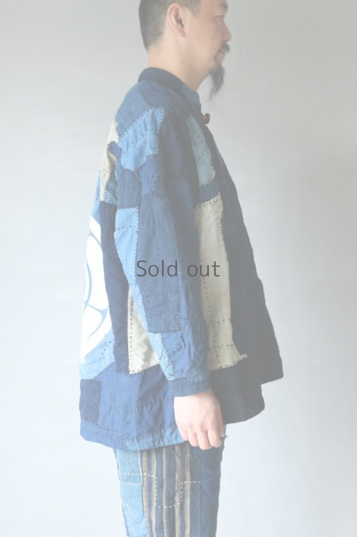 画像21: 【MITSUGU SASAKI】SUPER BORO BORO スモックシャツ（製造年月2023年4月） (21)