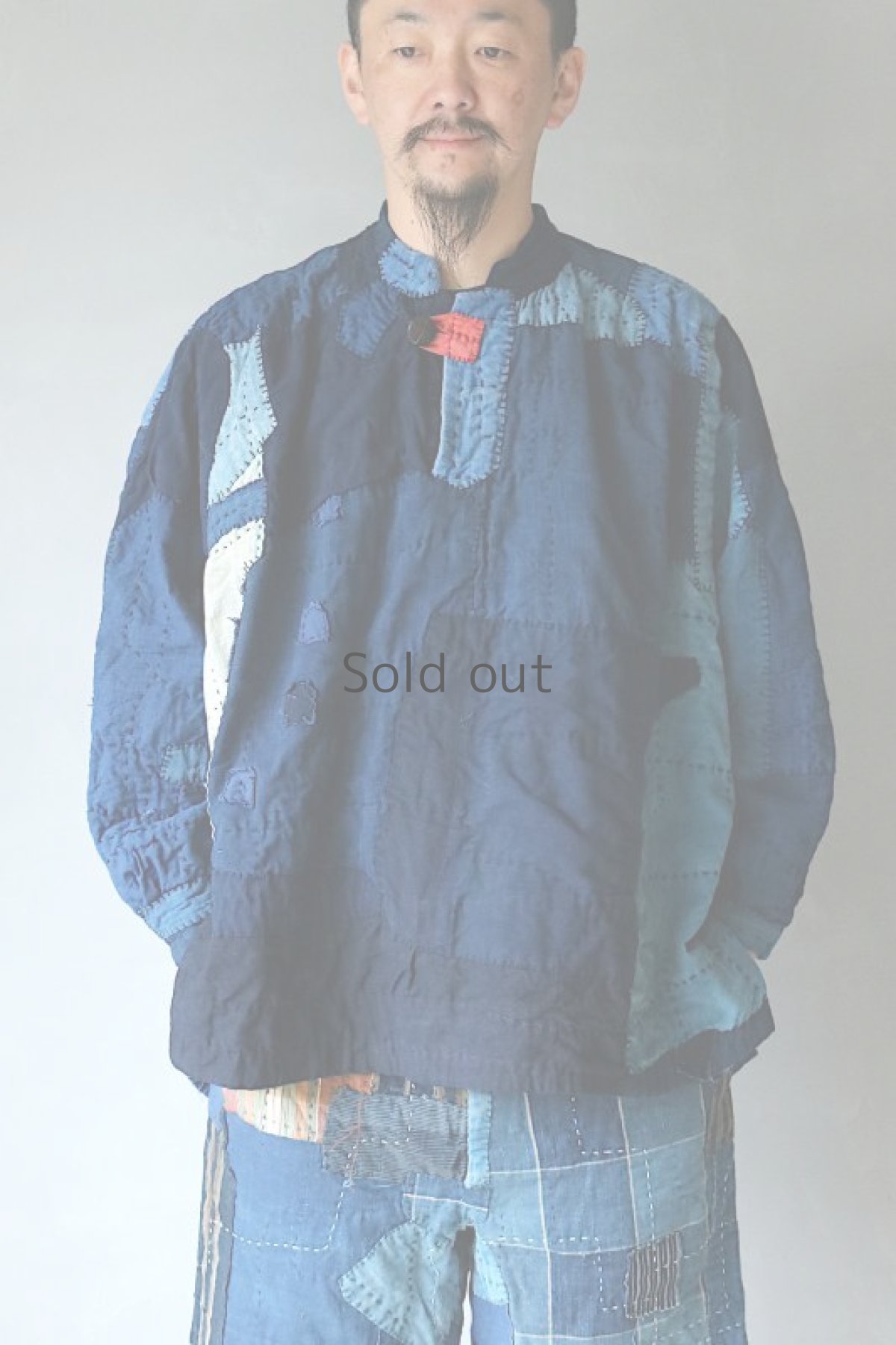 画像18: 【MITSUGU SASAKI】SUPER BORO BORO スモックシャツ（製造年月2023年4月） (18)