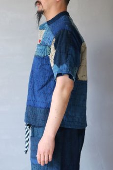 画像15: 【MITSUGU SASAKI】SUPER BORO BORO 半袖ワークシャツ（製造年月2023年5月） (15)