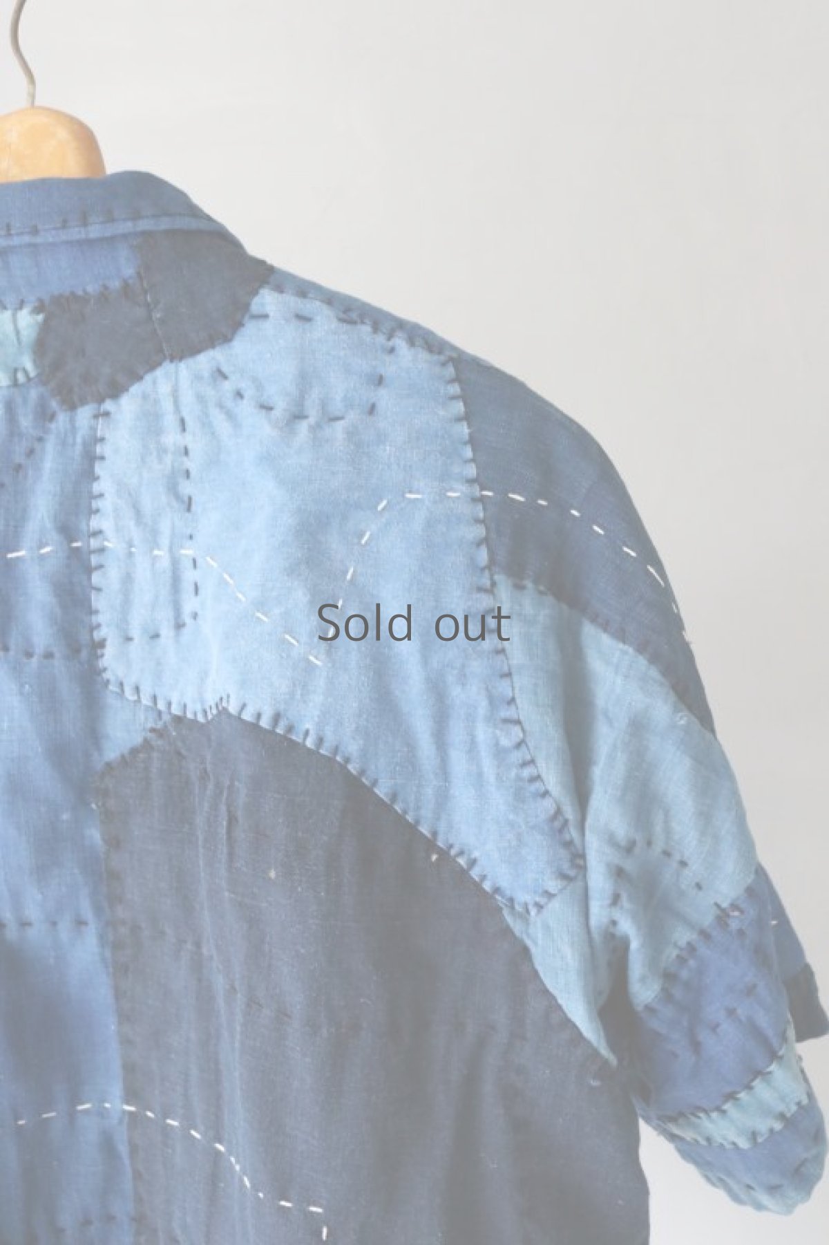 画像10: 【MITSUGU SASAKI】SUPER BORO BORO 半袖アメリカンワークシャツ（製造年月2023年5月） (10)