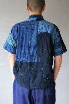 画像15: 【MITSUGU SASAKI】SUPER BORO BORO 半袖アメリカンワークシャツ（製造年月2023年5月） (15)