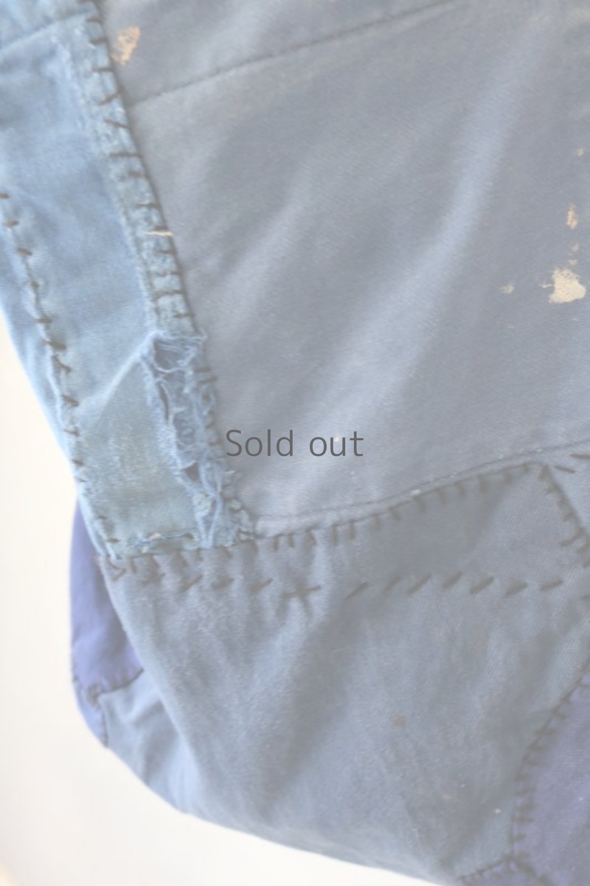 画像10: 【MITSUGU SASAKI】ビンテージリメイク　ユーロワークのパッチワークショルダーバッグ(中型) (10)