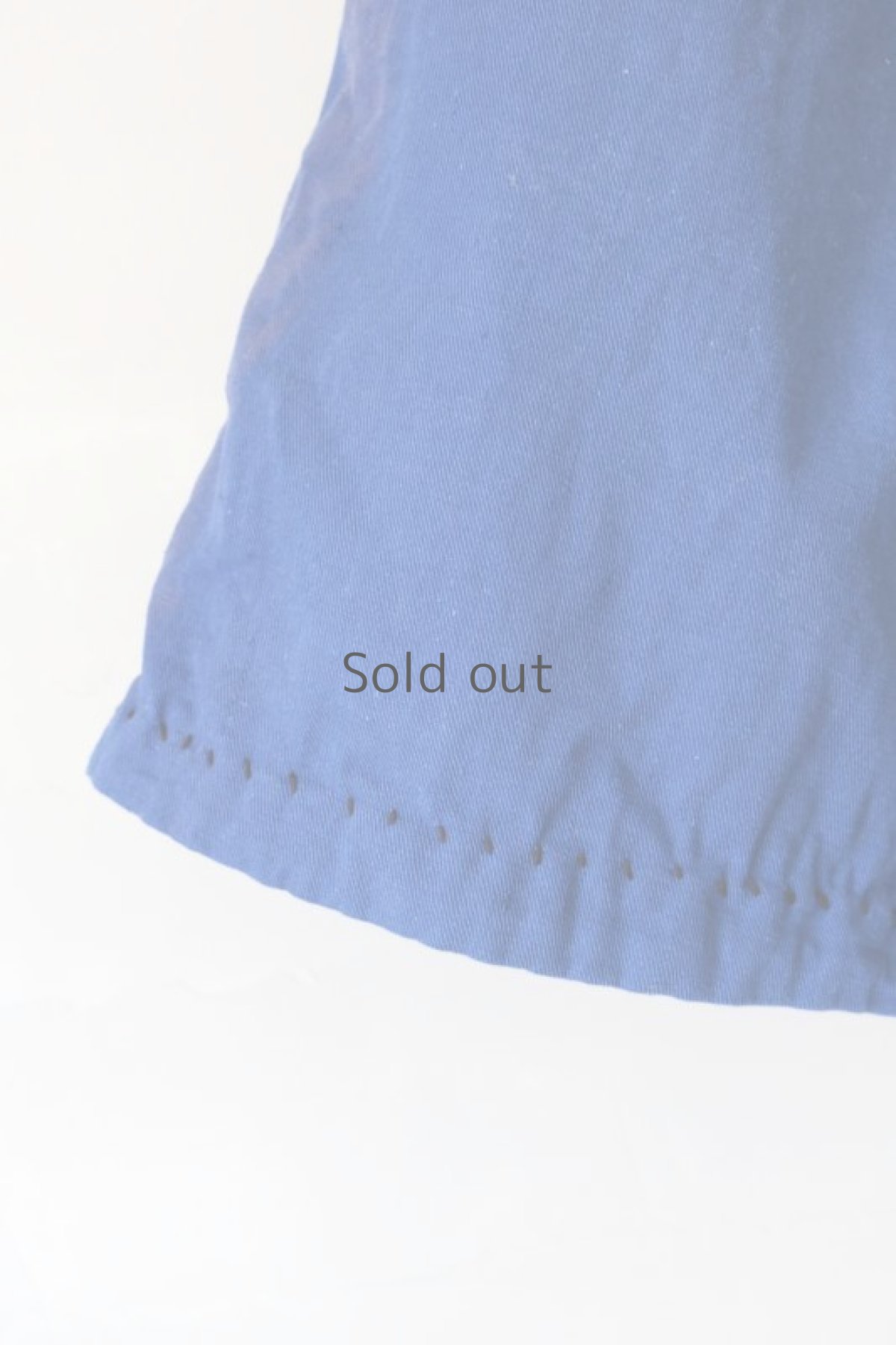 画像9: 【MITSUGU SASAKI】ビンテージ×リメイク　パッチワーク　ブルーショーツ (9)