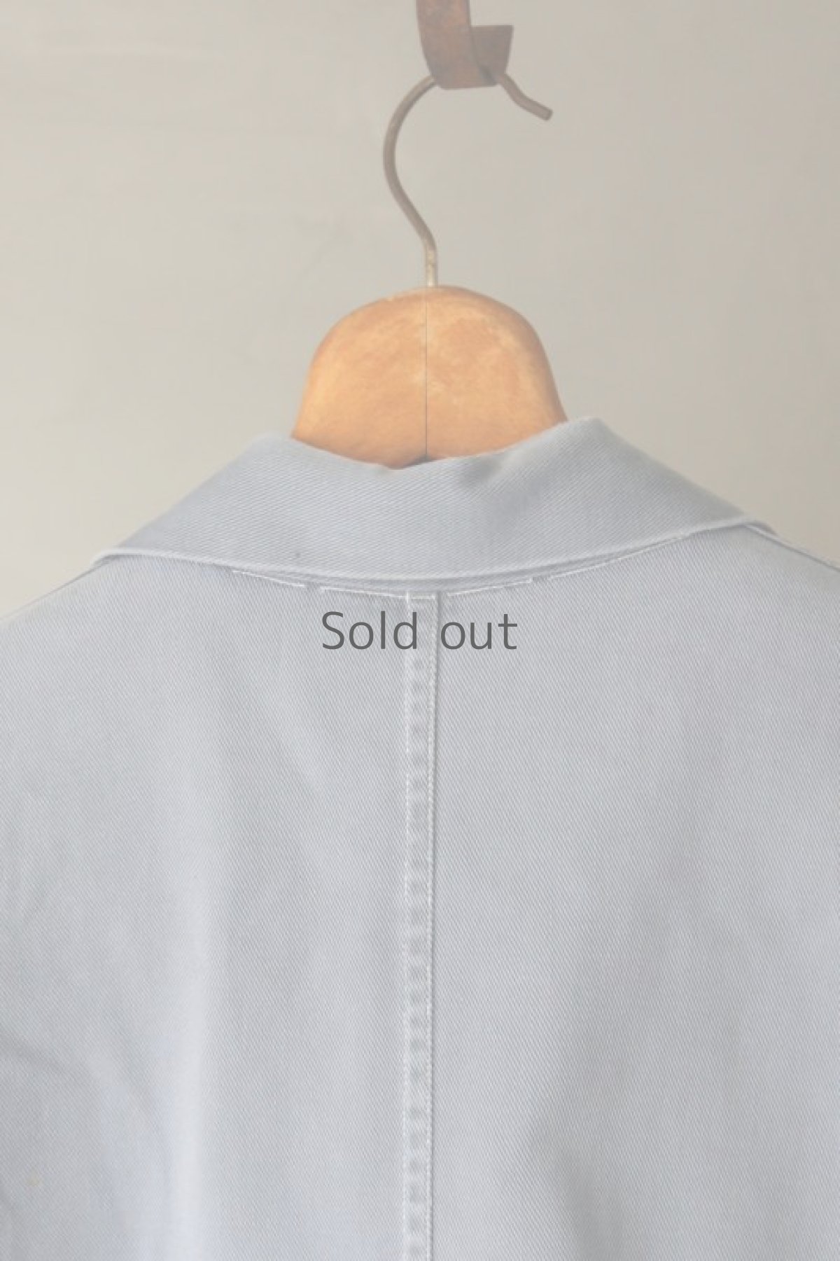 画像8: 【MITSUGU SASAKI】ビンテージリメイク　パッチワーク　グレーワークコート（SIZE50） (8)