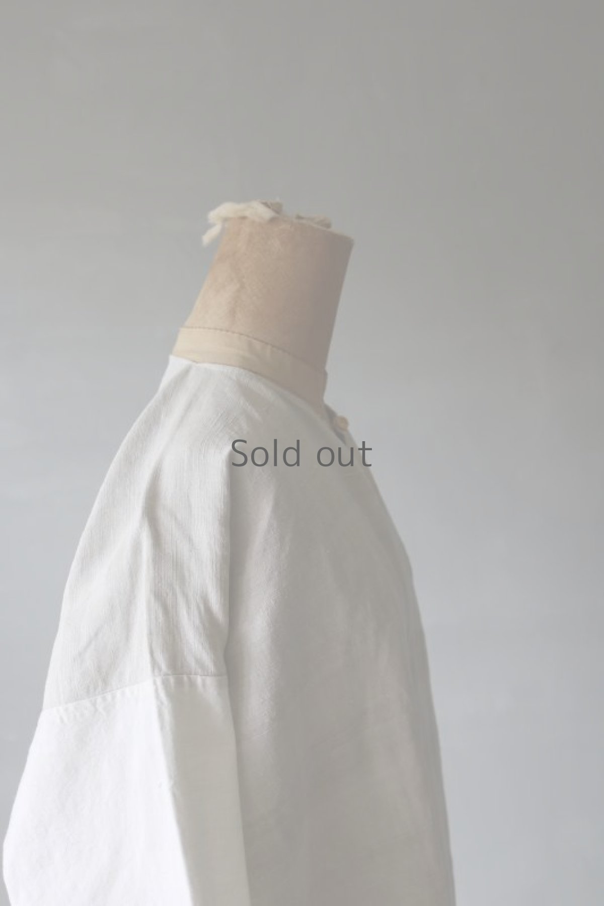 画像9: 【フランス】アンティークリネン＋コットン　ロングスリーブ　ナイトドレス (9)