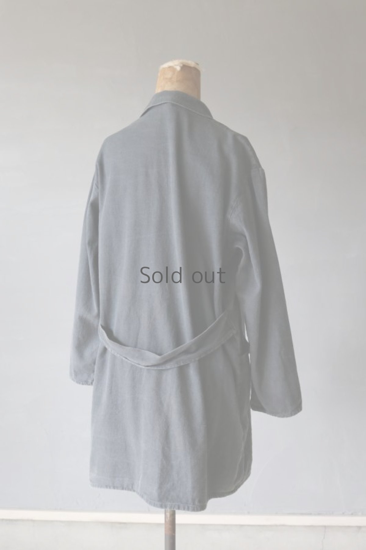 画像8: 【ドイツ】1960年代　グレーコットン　ワークコート（小さめ） (8)