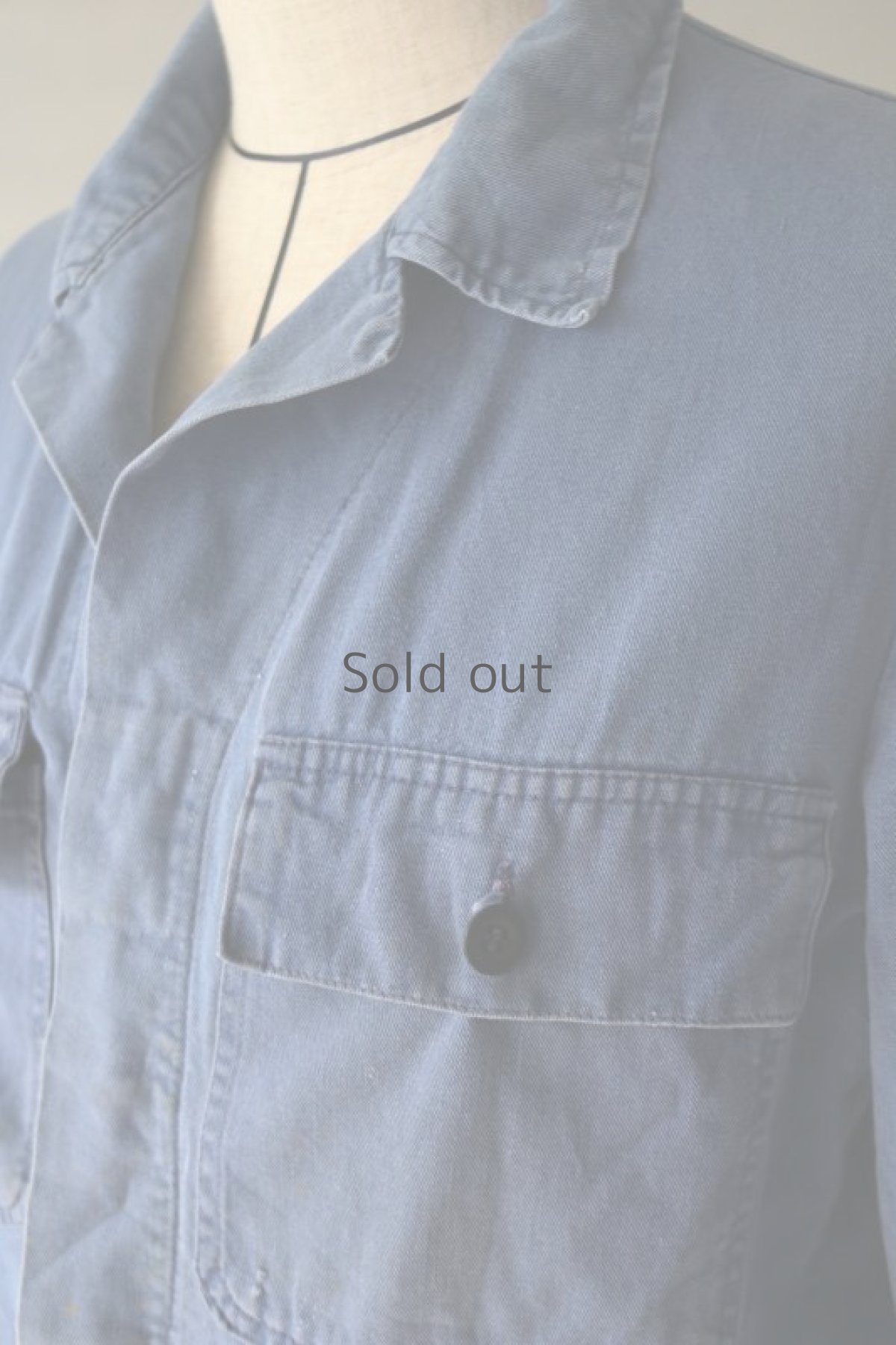 画像3: 【ドイツ】1960年代　ショート丈　ワークジャケット(KLM） (3)