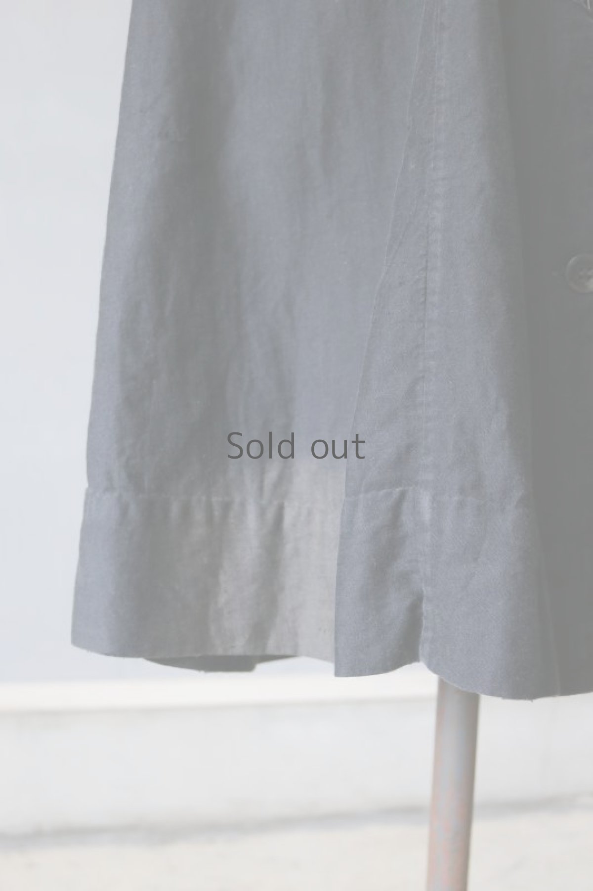 画像5: 【フランス】1930年代頃 ブラックワークオーバードレス（ワークコート） (5)