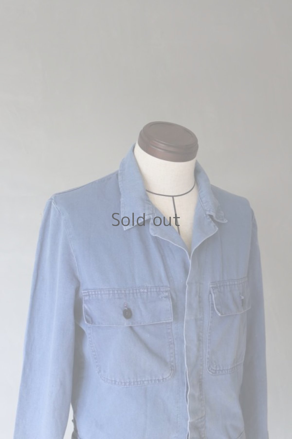 画像2: 【ドイツ】1960年代　ショート丈　ワークジャケット(KLM） (2)