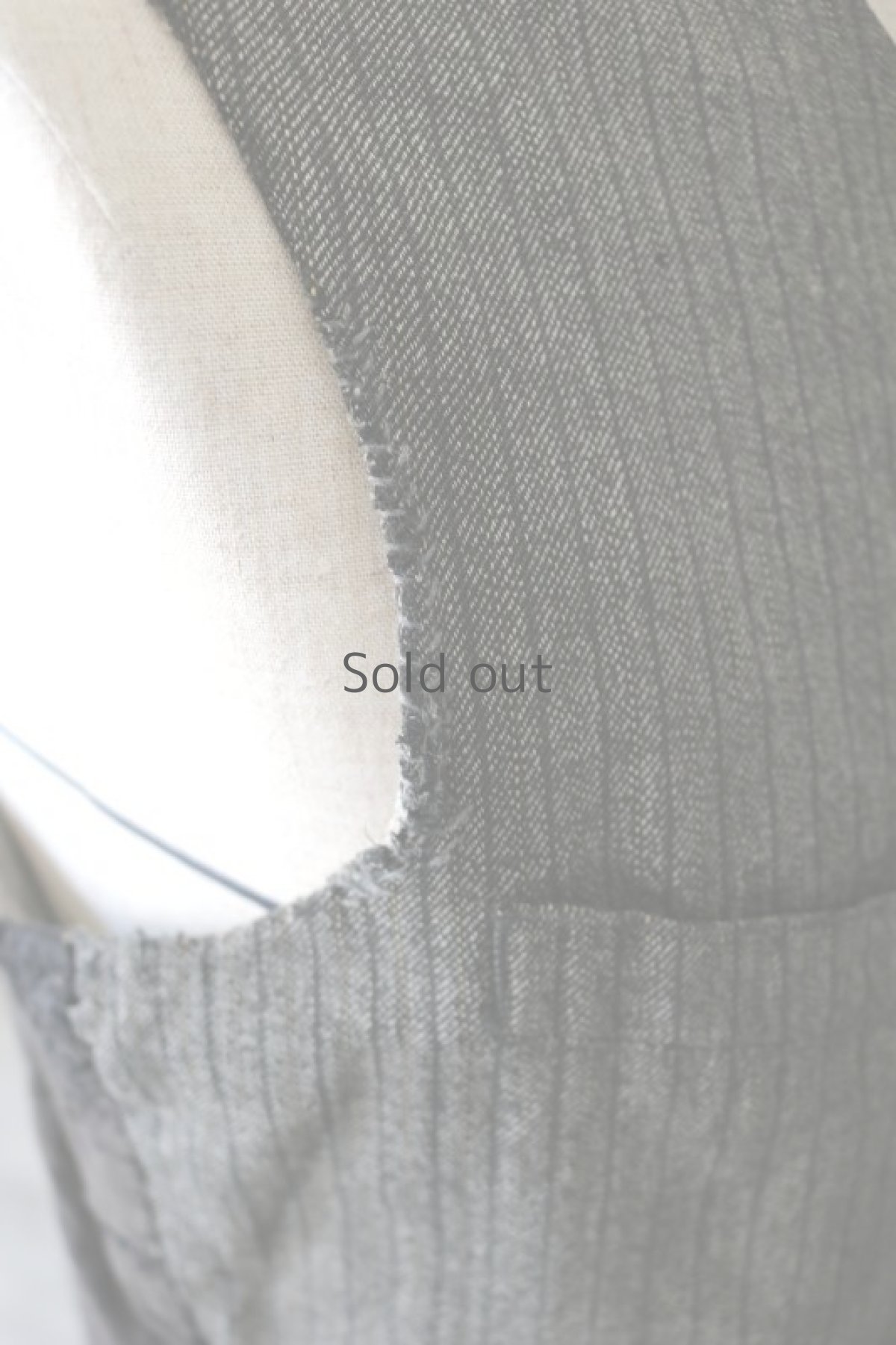 画像14: 【フランス】1940年代　パッチワーク　ハンドリペア　ワークベスト (14)