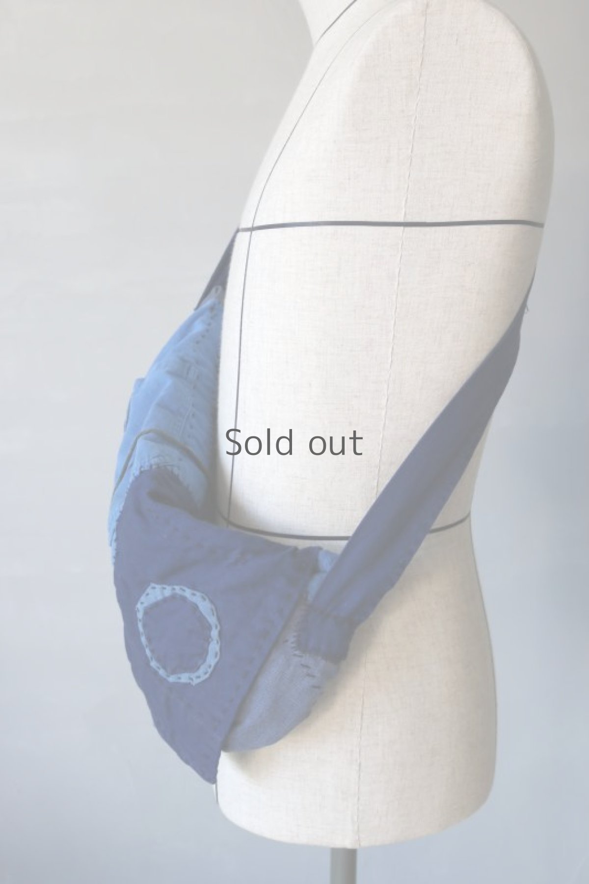 画像6: 【MITSUGU SASAKI】ビンテージリメイク　ユーロワークのパッチワークショルダーバッグ(小型) (6)