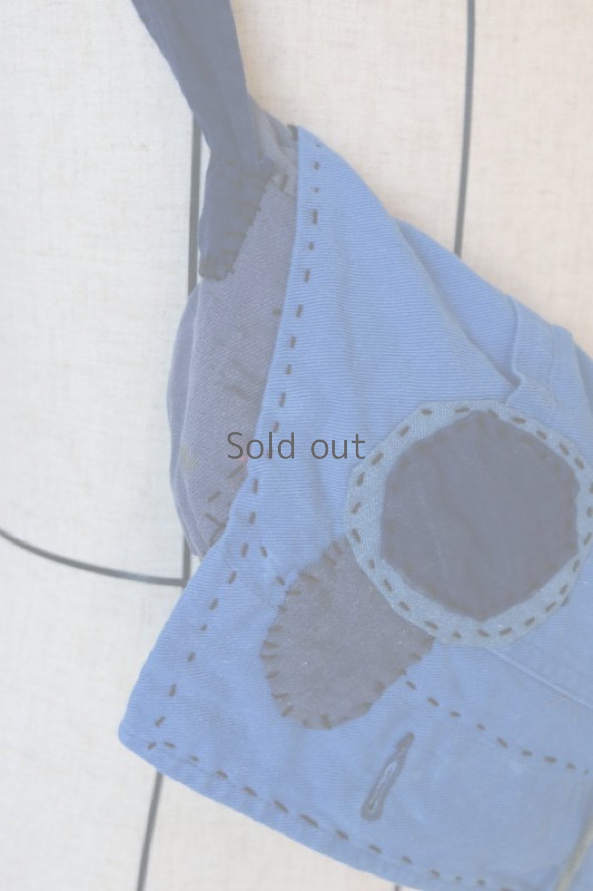 画像3: 【MITSUGU SASAKI】ビンテージリメイク　ユーロワークのパッチワークショルダーバッグ(小型) (3)